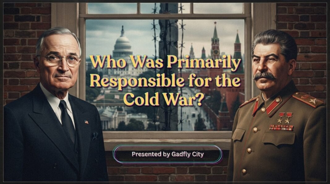 responsible for the cold war