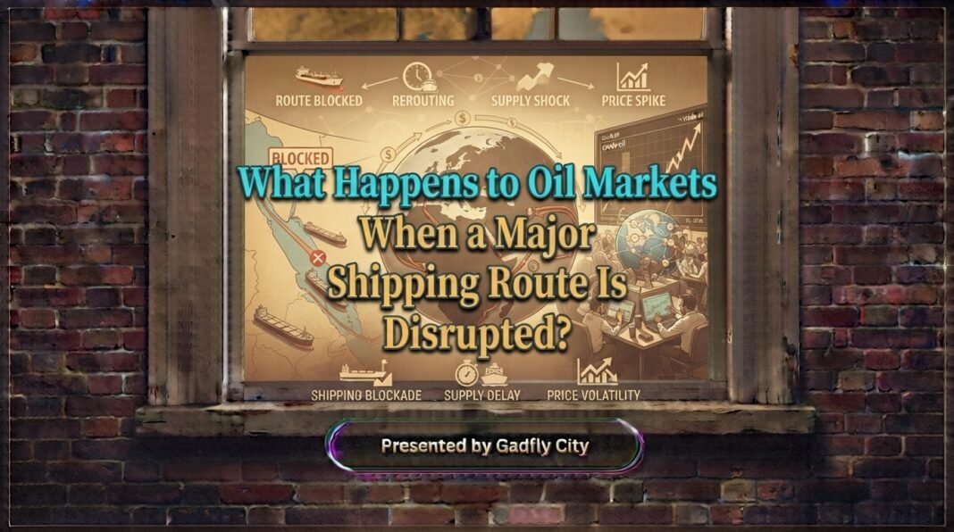 What Happens To Oil Markets When A Major Shipping Route Is Disrupted? oil shipping disruption