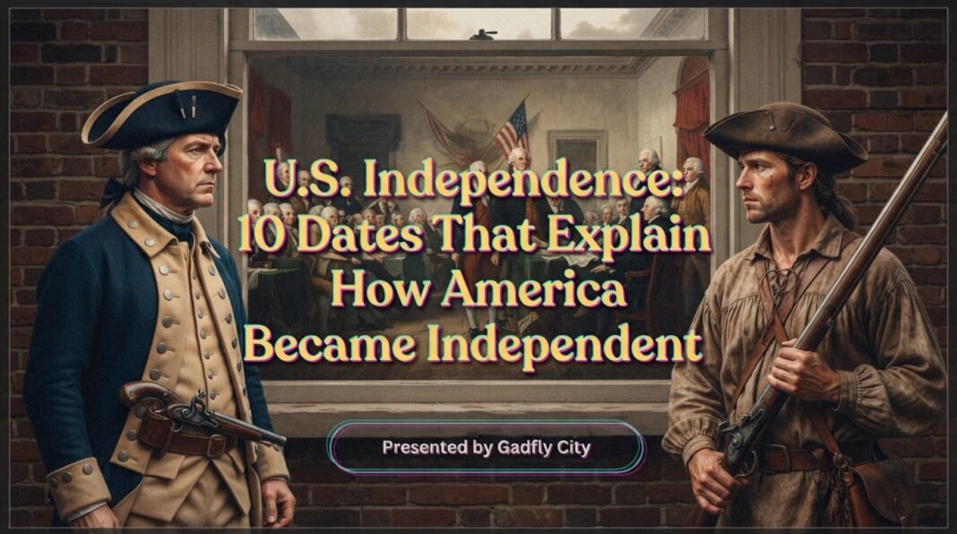 U.S. Independence: 10 Dates That Explain How America Became Independent U.S. independence timeline